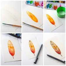 1001 Idees Et Techniques Pour Realiser Une Peinture A L Aquarelle Facile Aquarelle Facile Peintures A L Aquarelle Faciles Plume Aquarelle