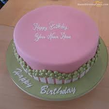 Order the perfect birthday cake for your husband. Fondant Birthday Cake For Husband With Name