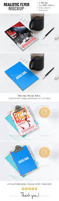Realistic Flyer Mockup V 2 Flyer Mockup Flyer Mockup