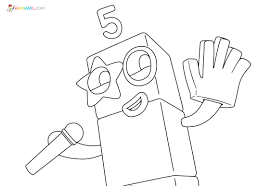 Color the pictures online or print them to color them with your paints or crayons. View 17 Numberblocks Coloring Pages 10000