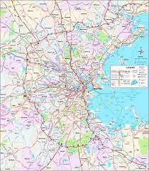 Map Of Boston And Surrounding Area Greater Boston Map