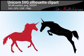 Download Unicorn Silhouettes Graphic By Arcs Multidesigns Creative Fabrica PSD Mockup Templates