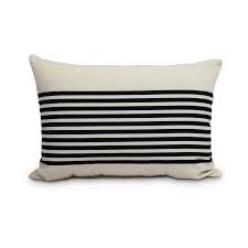 Black And White Striped Pillows Walmart Simply Daisy S Ivory And Black 14 X 20 Striped Print Outdoor Pillow Walmart Com In 2020 Outdoor Pillows Damask Throw Pillows Simply Daisy