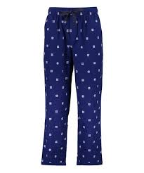 Izod Navy Snowflake Flannel Pajama Pants Men