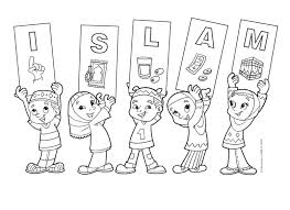 Download now kumpulan gambar kartun anak sd terbaru kolek yaitu islami untuk. Mewarnai Islami Coloring And Drawing