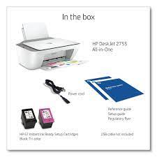Deskjet 2755 printer can connect to your computer, laptop, tablet, or smart phone. Deskjet 2755 All In One Printer By Hp Hew3xv17a Ontimesupplies Com