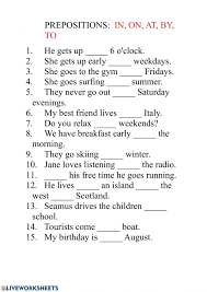 Making ten (e.g., 8 + 6 = 8 + 2 + 4 = 10 + 4 = 14); Prepositions Online Pdf Exercise