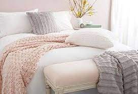 Blush White And Grey Palette Need This As My Bedding Pronto I Will Accept Nothing Less Bedroom Inspirations Home Decor Home Bedroom