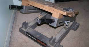 Black And Decker Wood Workbench Black Amp Decker Workmate Bench Top Work Center And Vise Tilt Top 79 020 Type 1 Vises Black Decker Wood Shop