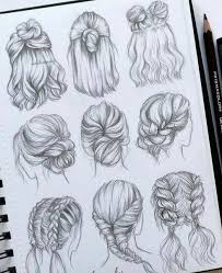 Untitled Frisuren Zeichnen Haare Zeichnen Haare Skizze