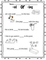 Ed Or Ing Ending Worksheet Worksheets Word Study Teaching