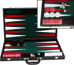 Not only can you play by yourself but you can play online with. Leatherette Backgammon Case Large Green Field Akspiele Ohg