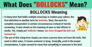 Video shows what bollocks means. Bollocks Meaning What Does Bollocks Mean With Useful Examples 7esl