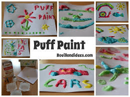Puff Paint La Peinture Qui Gonfle Au Micro Ondes Bouillondidees Peinture Gonflante Peinture Maison Peinture