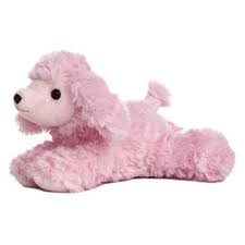 Lil Ooh Lala The Stuffed Pink Poodle Plush Mini Flopsie Dog By Aurora Everyone Takes Home A Puppy Poodle Puppy Pink Poodle Poodle