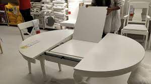 Dining tables are hot spots even when there's no food on them. Beautiful Extendable Dining Table Demo At Ikea Youtube