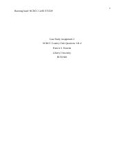 Unlike quantitative or experimental research, a strong case study does not require a random or representative sample. Case Study Assignment 2 Francis Frenette Docx 1 Running Head Ncrcc Case Study Case Study Assignment 2 Ncrcc Country Club Questions 3 4 Francis S Course Hero