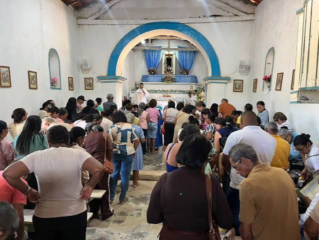 Missa Solene de Nossa Senhora dos Remédios emociona fiéis e reafirma a fé na padroeira da Ilha do Pontal - Prefeitura de Lagoa Grande