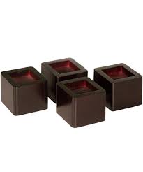 Bed risers are a simple way to raise the height of your bed to make life easier. Simply Organized Bed Risers Set 4 Pack Espresso Color