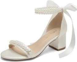 Image of Block Heel Sandals low heel wedding shoes