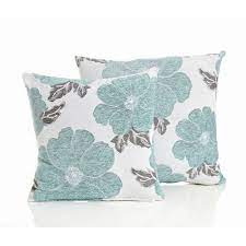 Nya Cushion Cover Marlow Home Co Size 55 X 55cm Colour Blue Cushion Cover Pillow Covers Pattern Floral Cushions