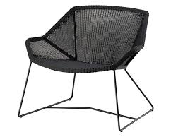 Led lounge leuchtmöbel rooma sessel, loungesessel, gartenstuhl, leuchtsitz. Cane Line Breeze Loungesessel Schwarz Gartenmobel Hamburg Shop