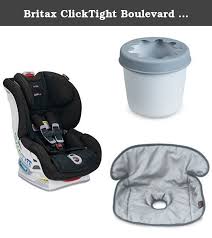 Britax Clicktight Boulevard Convertible Car Seat With Cup Holder And Waterproof Seat Liner Click Tight Instal Car Seats Convertible Car Seat Britax Clicktight