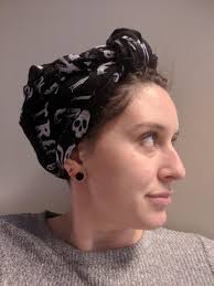 Does anyone else wrap? Im feeling my Halloween tichel today! : Jewish