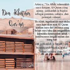 Doa Khatam Al Qur An Di 2020 Quran Tahu Belajar