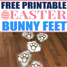 These free printable easter bunny paw prints will surprise kids for easter. Diy Crafts Archives Page 20 Of 20 Simple Made Pretty