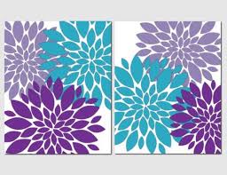 Purple And Teal Wall Decor New Purple Teal Wall Art Girls Bedroom Art Bathroom Girls Bedroom Art Wall Art Girls Bedroom Teal Wall Art