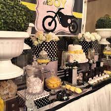 Motorcycle Theme Babyshower Baby Shower Party Ideas Photo 7 Of 10 Bike Baby Shower Baby Shower Motorcycle Baby Boy Shower