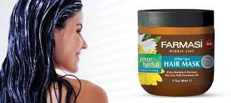 Herbal Yogun Nemlendirici Sac Maskesi Ile Yogun Beslenmis Ve Bakimli Saclara Sahip Olun Herbal Hair Hair Mask Pure Products