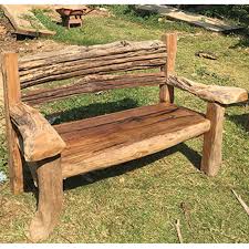 Lutyens teak garden bench 5 seater 2.1m. Teak Root Garden Bench Garden Bench Wooden Bench