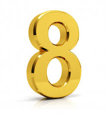 Número de oro 8 | Foto Premium