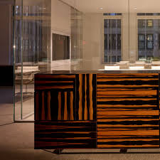 Ward Bennett created the original prototype for his I Beam Table (1963) by  cutting a section off an actual steel I-beam. The tables were “fabricated  like airplane wings of aluminum and steel,”