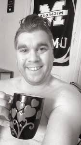 Sausage gravy and biscuits with coffee