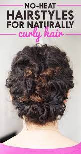 Day 5 Learn A No Heat Hairstyle That S Made For Curls Curly Hair Styles Naturally Curly Hair Styles Curled Hairstyles For Medium Hair