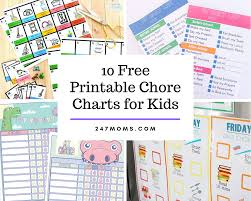 Maybe you would like to learn more about one of these? 10 Free Printable Chore Charts For Kids 24 7 Moms