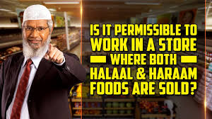 Haram meat is only allowed in a situation were there is absolutely no food at all. Is It Permissible To Work In A Store Where Both Halaal Haraam Foods Are Sold Dr Zakir Naik Youtube