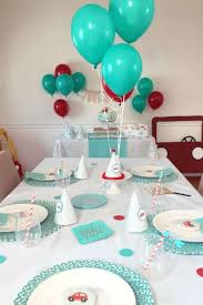 Diy Birthday Party Decorations For Kids Little Red Car Birthday Party Ideas Photo 16 Of 19 In 2020 Boy Birthday Parties Boy Birthday Party Birthday Party Tables