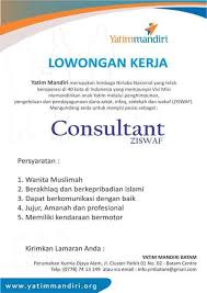 Lowongan Kerja 2015 Batam Yatim Mandiri Arreza