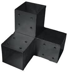 Angle 3 Directions Pour Poteau 9x9 Angle 3 Directions Brico Depot