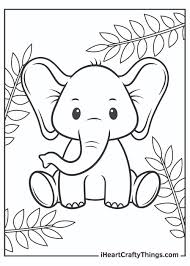 Baby animaling pages remarkable cute mommy and. Printable Baby Animals Coloring Pages Updated 2021