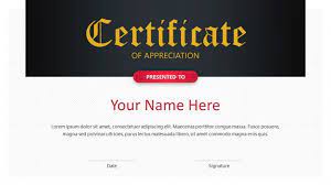 Yang sebelumnya kita juga telah memberikan. Creative Certificate Template Free Powerpoint Template