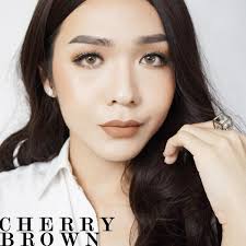 Pitchy Cherry Brown Monthly Colored Contacts