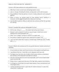 You can download and please share this grammar worksheets parallelism answers parallel structure s 10 pdf free download ideas to your friends and family via your social media account. 29 Parallel Structure Worksheet With Answers Worksheet Project List