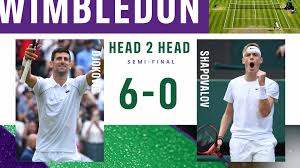 The wimbledon 2021 wimbledon 2021 men's singles semifinal match novak djokovic vs denis shapovalov will be aired live on tv on star sports select 1 and star sports select 2 sd and hd channels. Pug2db3cryxkzm