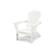 Adirondack chairs are classic outdoor seats. Outdoor Patio Adirondack Chair Traditional Curveback White Plastic Relax Durable Ebay