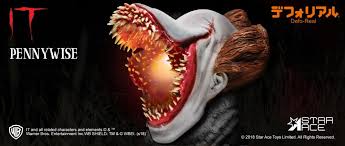 Star Ace Pennywise Mouth Open Figure Deadlights Version Boy with his eyes and mouth open. star ace pennywise mouth open figure